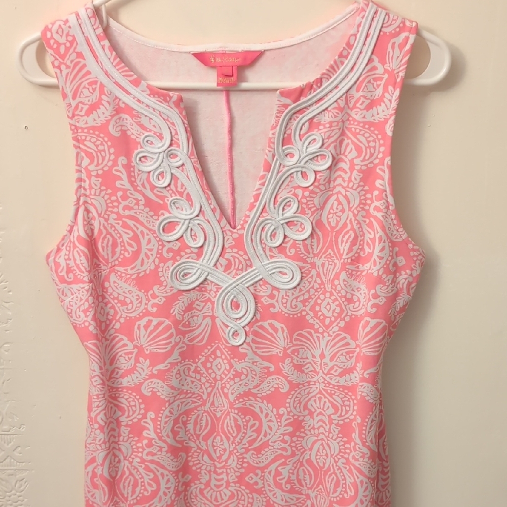 Lilly Pulitzer Pink Paisley-Print Sleeveless Dress S - Picture 3 of 6